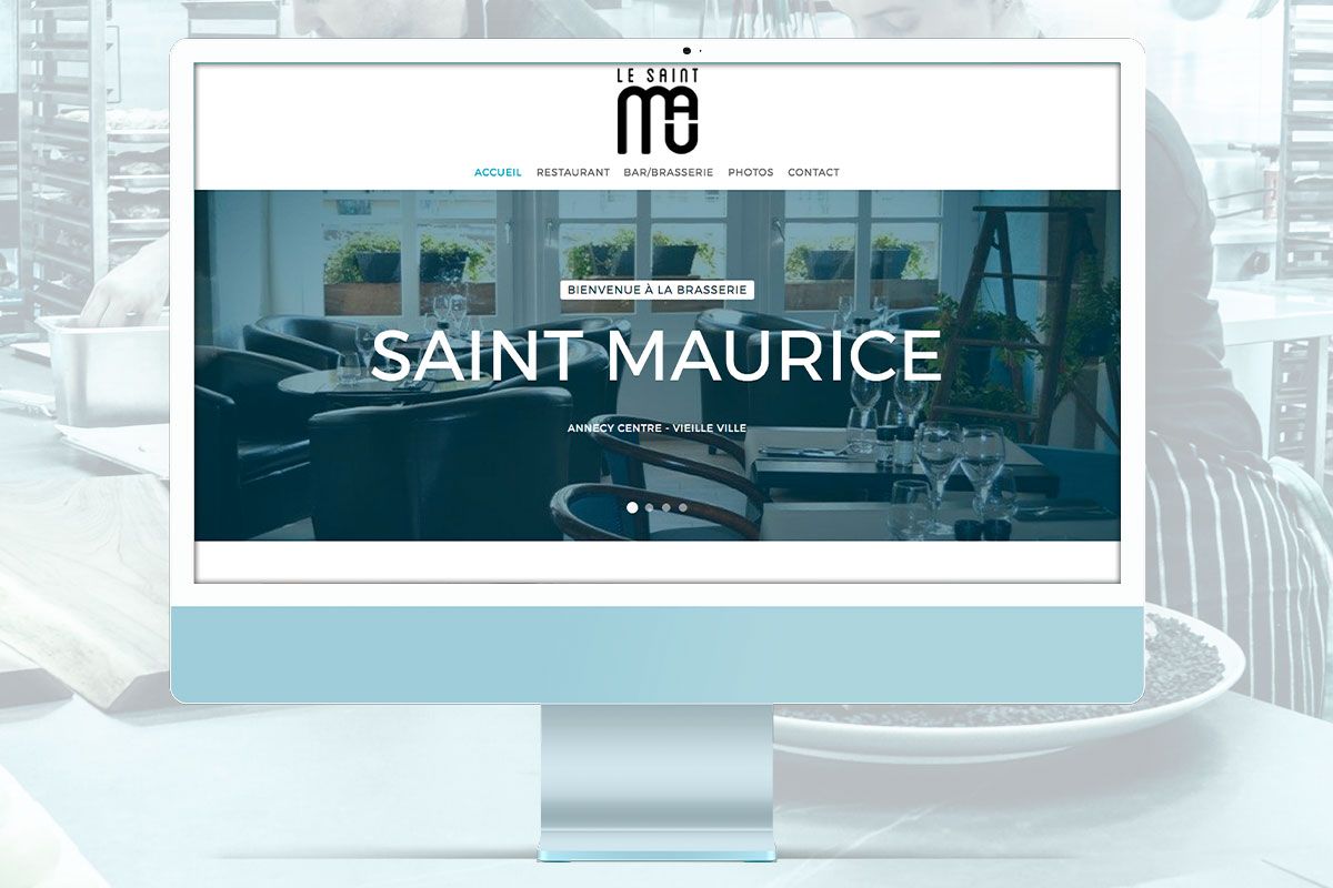 Site internet brasserie Saint Maurice