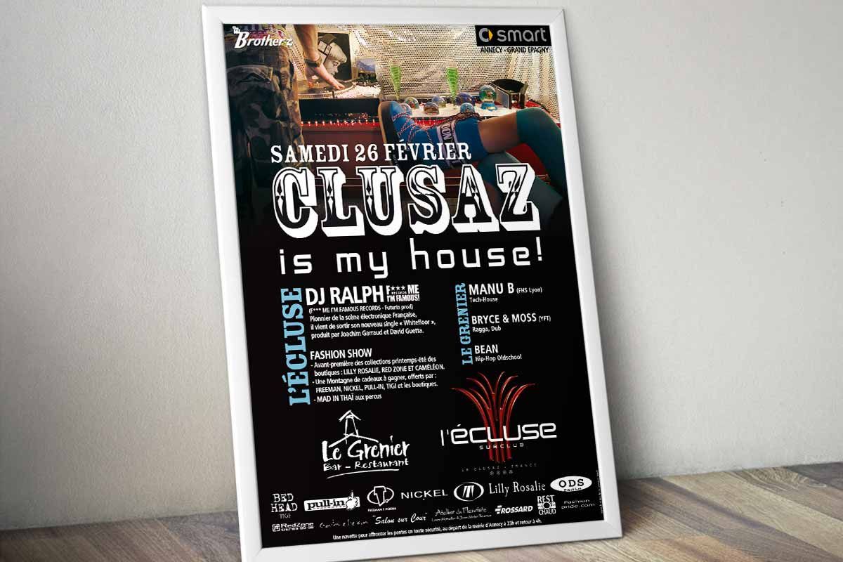 Affiches et flyers Is My House